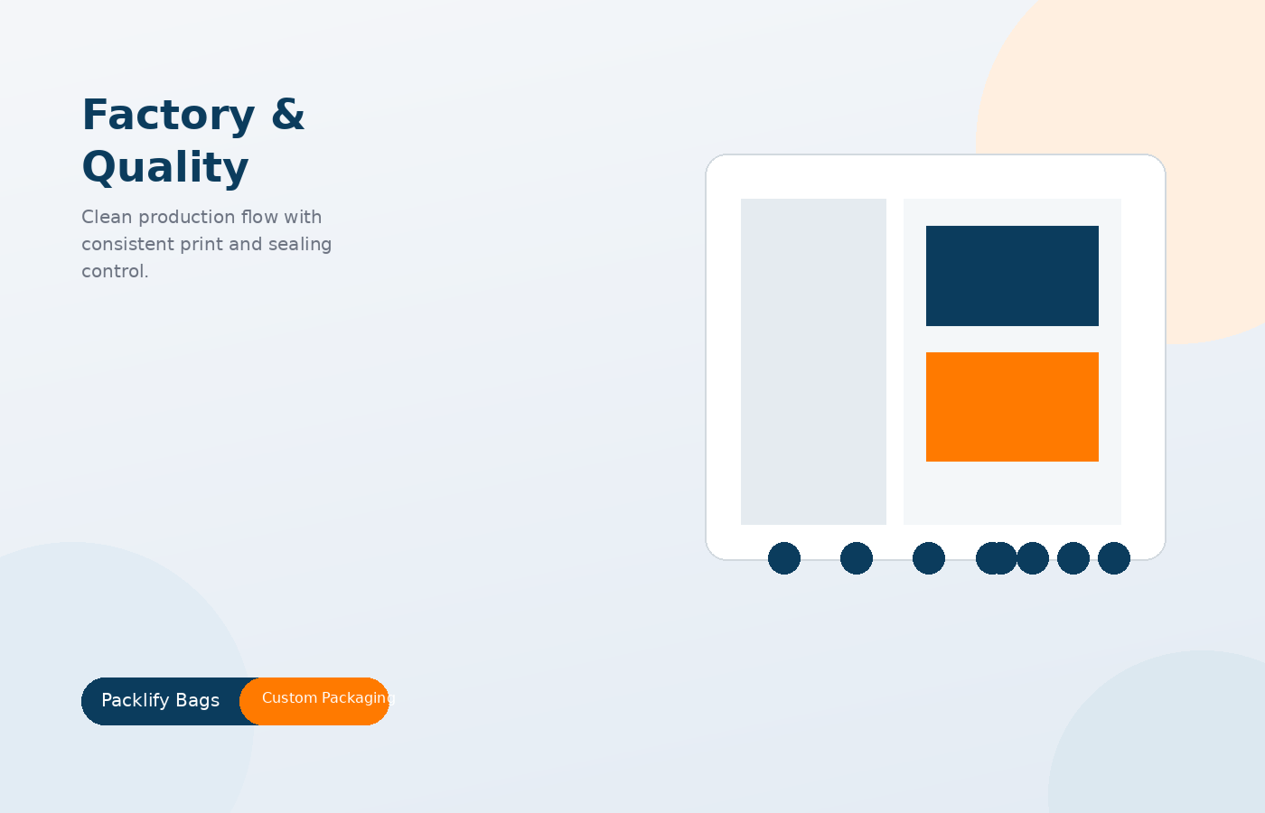 flexible packaging factory production line with print and sealing equipment